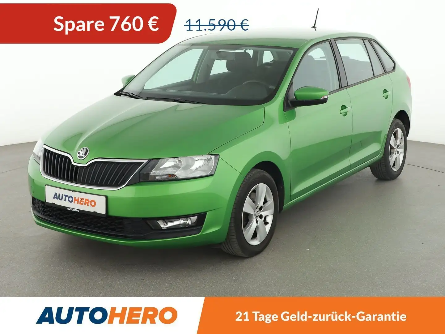 Skoda Rapid/Spaceback 1.0 TSI Ambition*PDC*SHZ*KLIMA* Green - 1