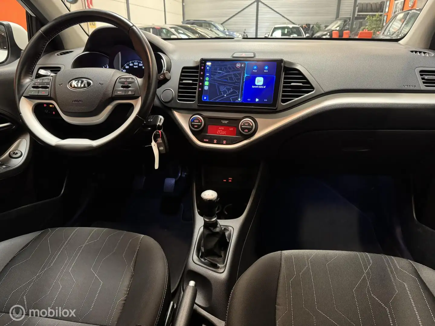 Kia Picanto 1.2 CVVT First Edition Clima|Cruise|CarPlay Weiß - 2