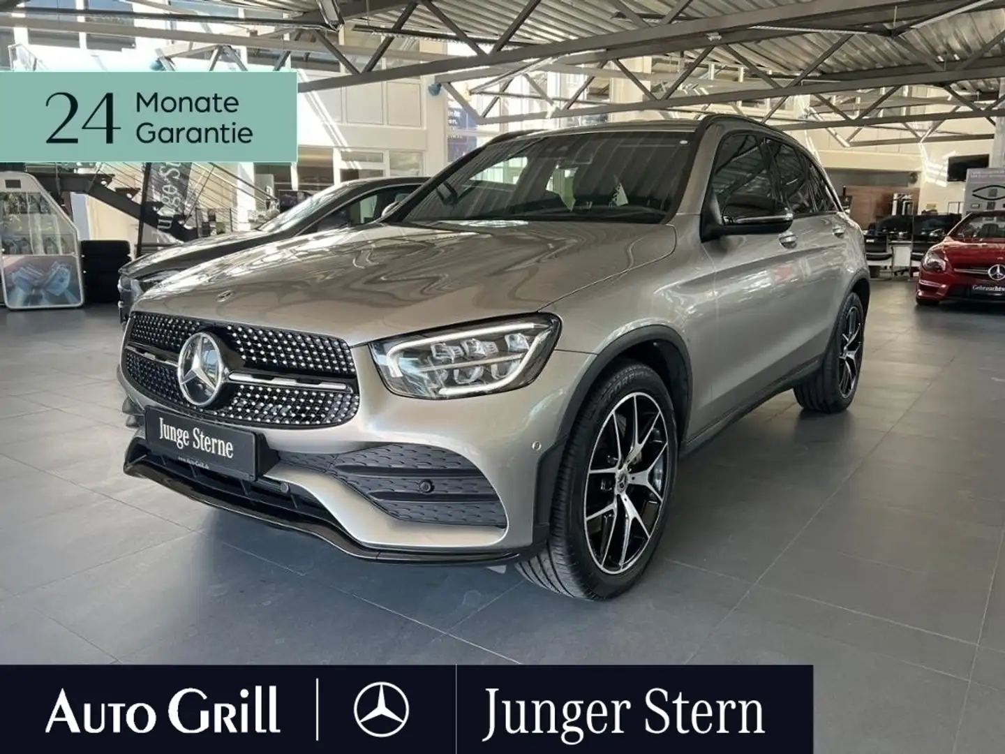 Mercedes-Benz GLC 200 4M AMG Night 20Zoll TotWi elektHeckkl Argento - 1