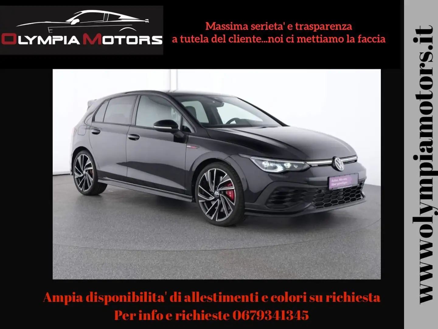 Volkswagen Golf GTI CLUBSPORT DSG NAVI MATRIX TETTO PELLE 19 Nero - 1