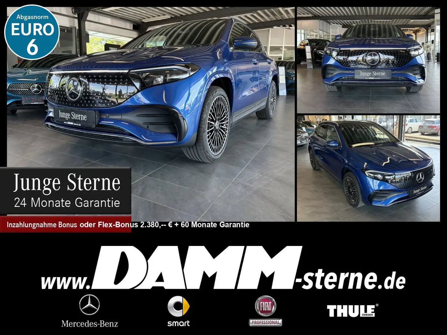 Mercedes-Benz EQA 250 EQA 250 AMG/Pano/LMR 20"/Winter-P./CarPlay/+Flex Kék - 1