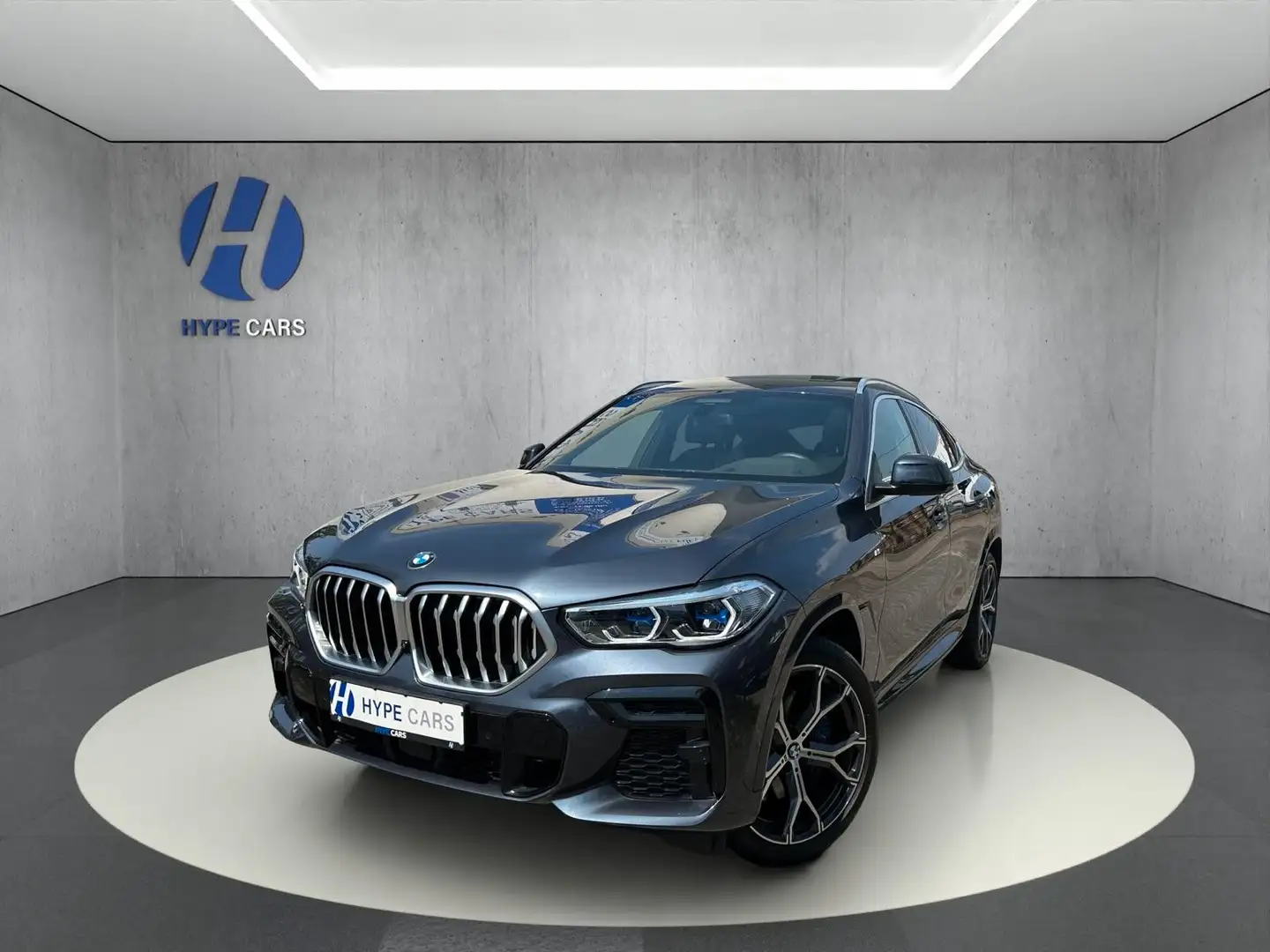 BMW X6 xD 30 d M Sport Laser Pano HUD ACC 360°StHzg Grigio - 1
