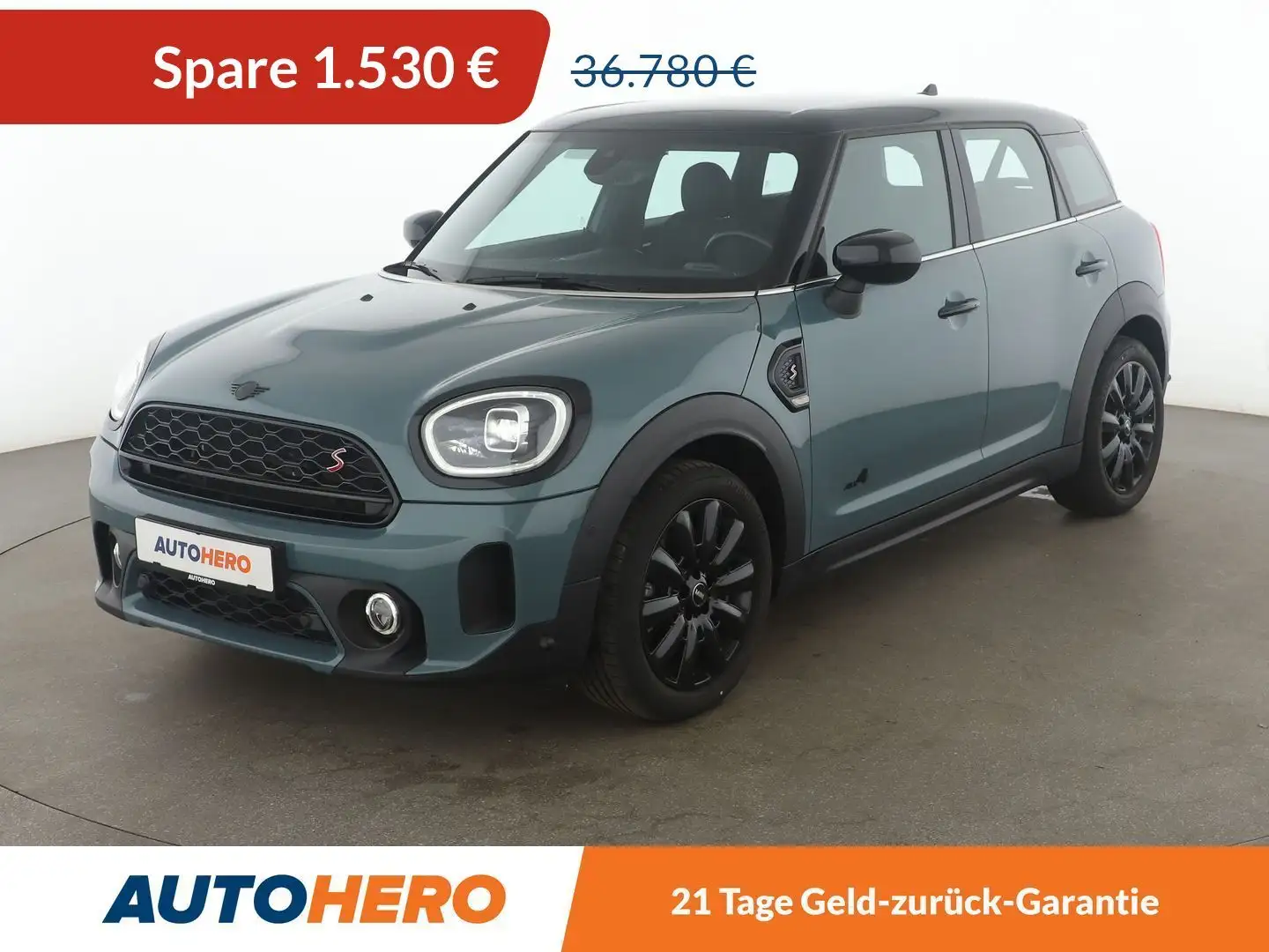 MINI Cooper S Countryman Cooper S ALL4 Classic Trim Aut.*NAVI*LED*ACC*PDC* Grün - 1