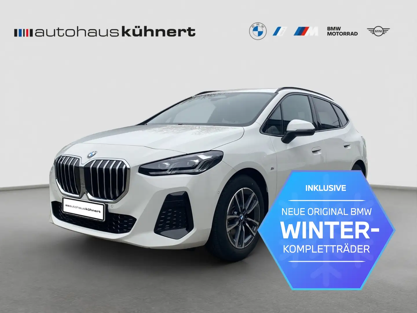 BMW 218 i Active Tourer ///M-Sport ACC ParkA+ SpurAss Weiß - 1