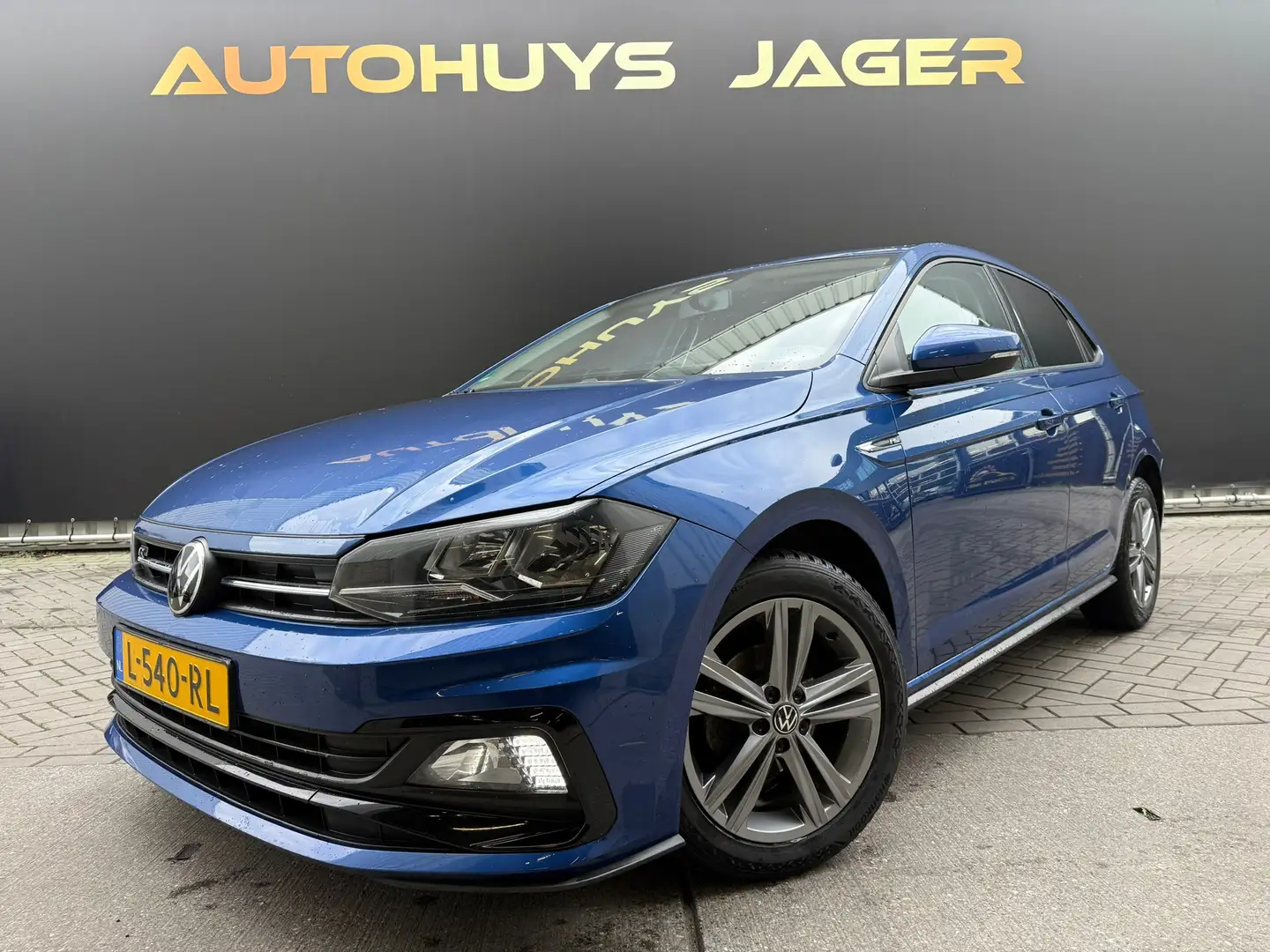 Volkswagen Polo 1.0 TSI R-Line Edition Pano Carplay Blau - 1