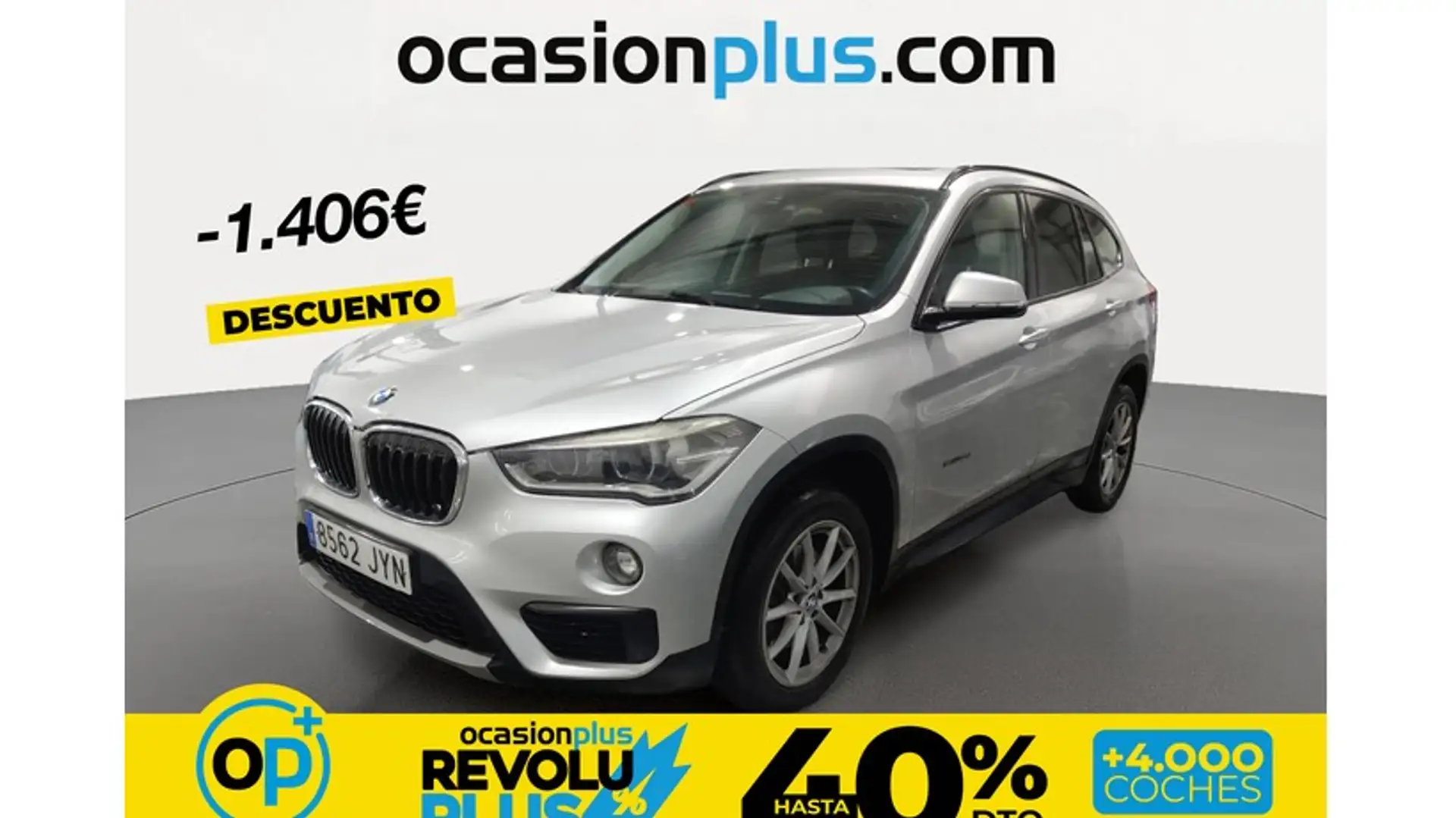 BMW X1 sDrive 18dA Silber - 1
