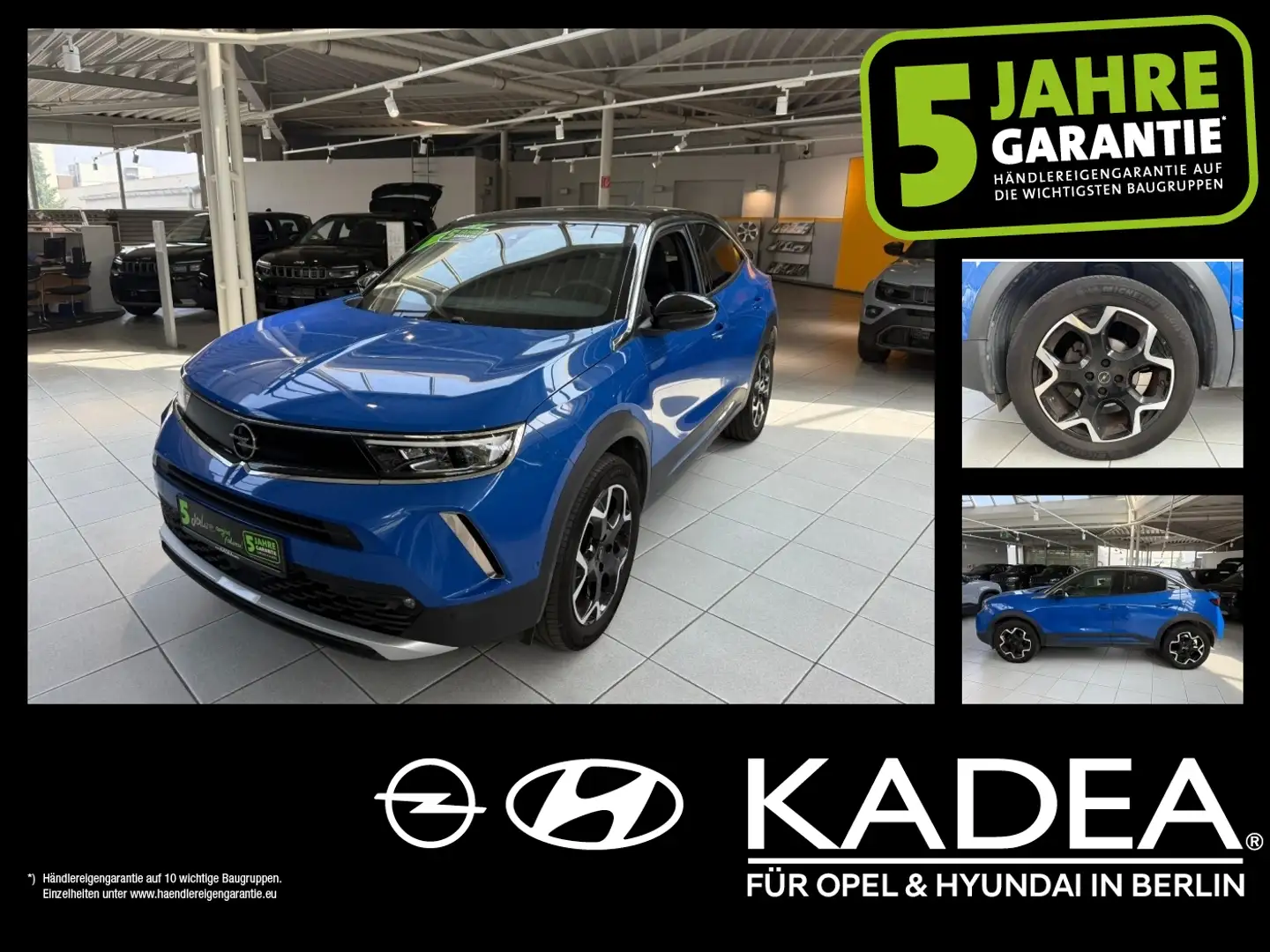 Opel Mokka 1.2 LED-Matrix,180°Kamera,Lenk+Sitzhzg,PDC Blau - 1