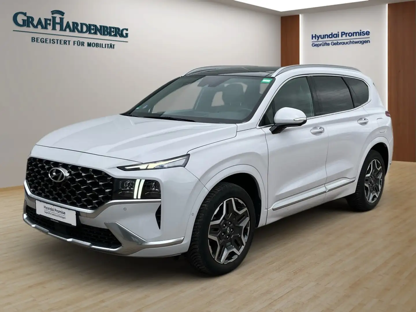Hyundai SANTA FE SEVEN HEV Signature 7 Sitzer, Panoramadach Negro - 1