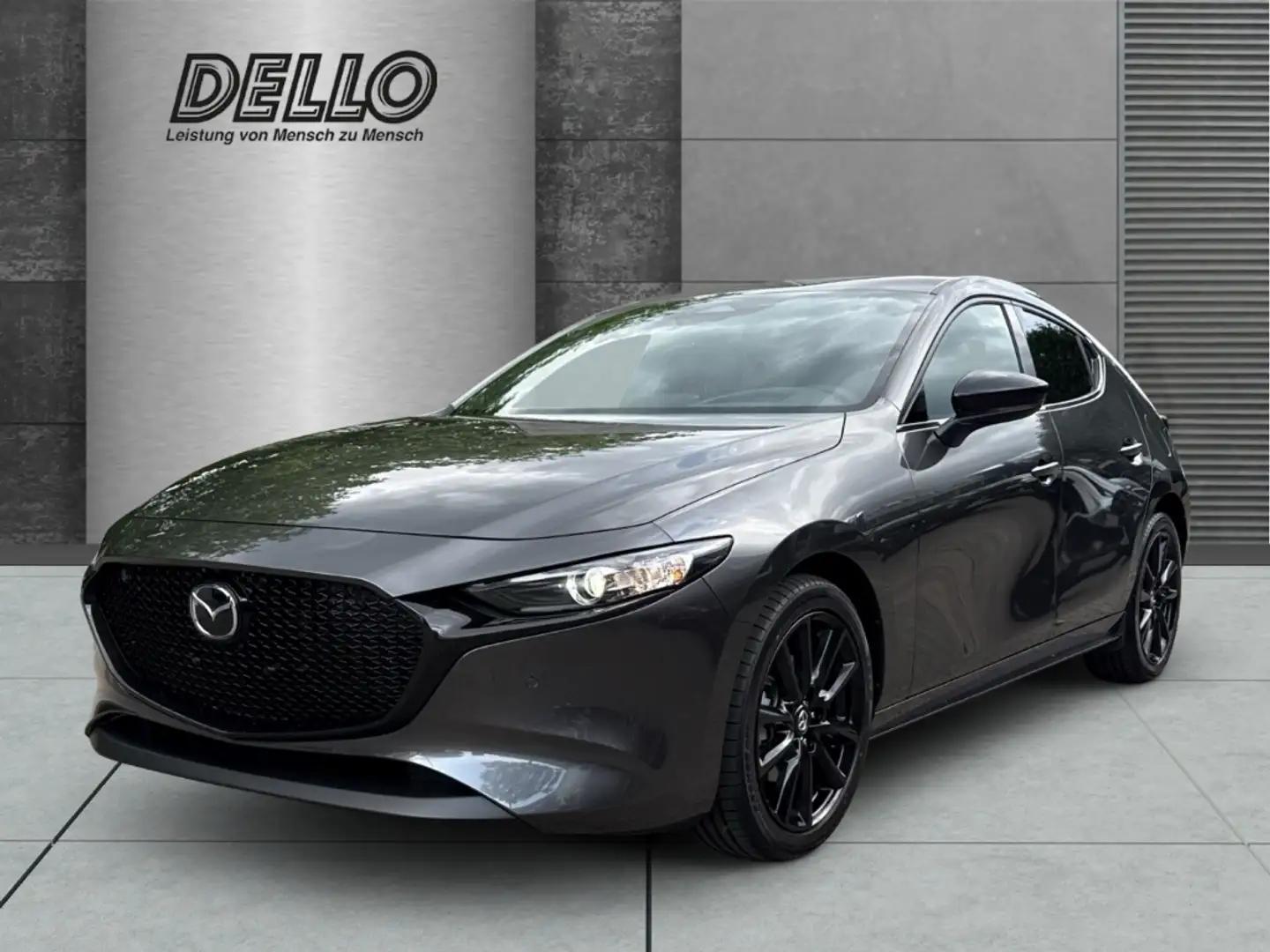 Mazda 3 140PS Auto. Homura ACC HUD Kamera SHZ Klima PDC Ap Grijs - 1