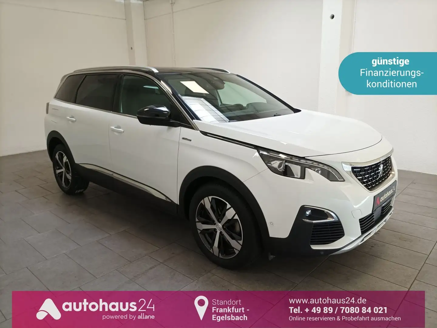 Peugeot 5008 1.6 PureTech Allure|7 Sitze|Pano|Navi Weiß - 1