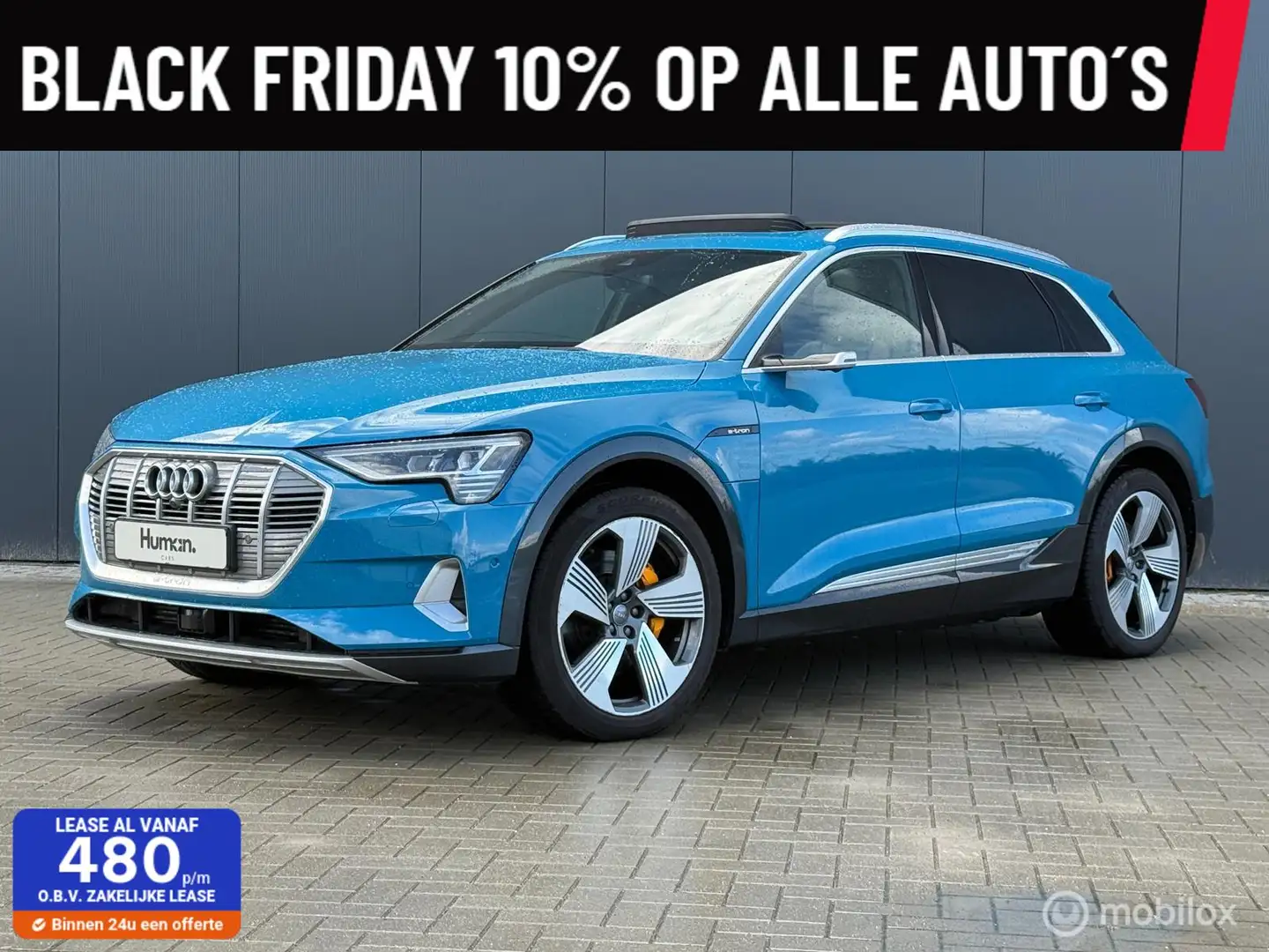 Audi e-tron 55 quattro advanced Pro Line Plus 95 kWh SOH 94 Bleu - 1