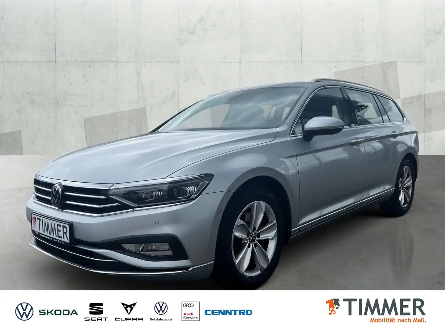 Volkswagen Passat Variant 2.0 TDI DSG ELEGANCE *IQ.LIGHT *ACC *STDHZ *VIRTU Argent - 1