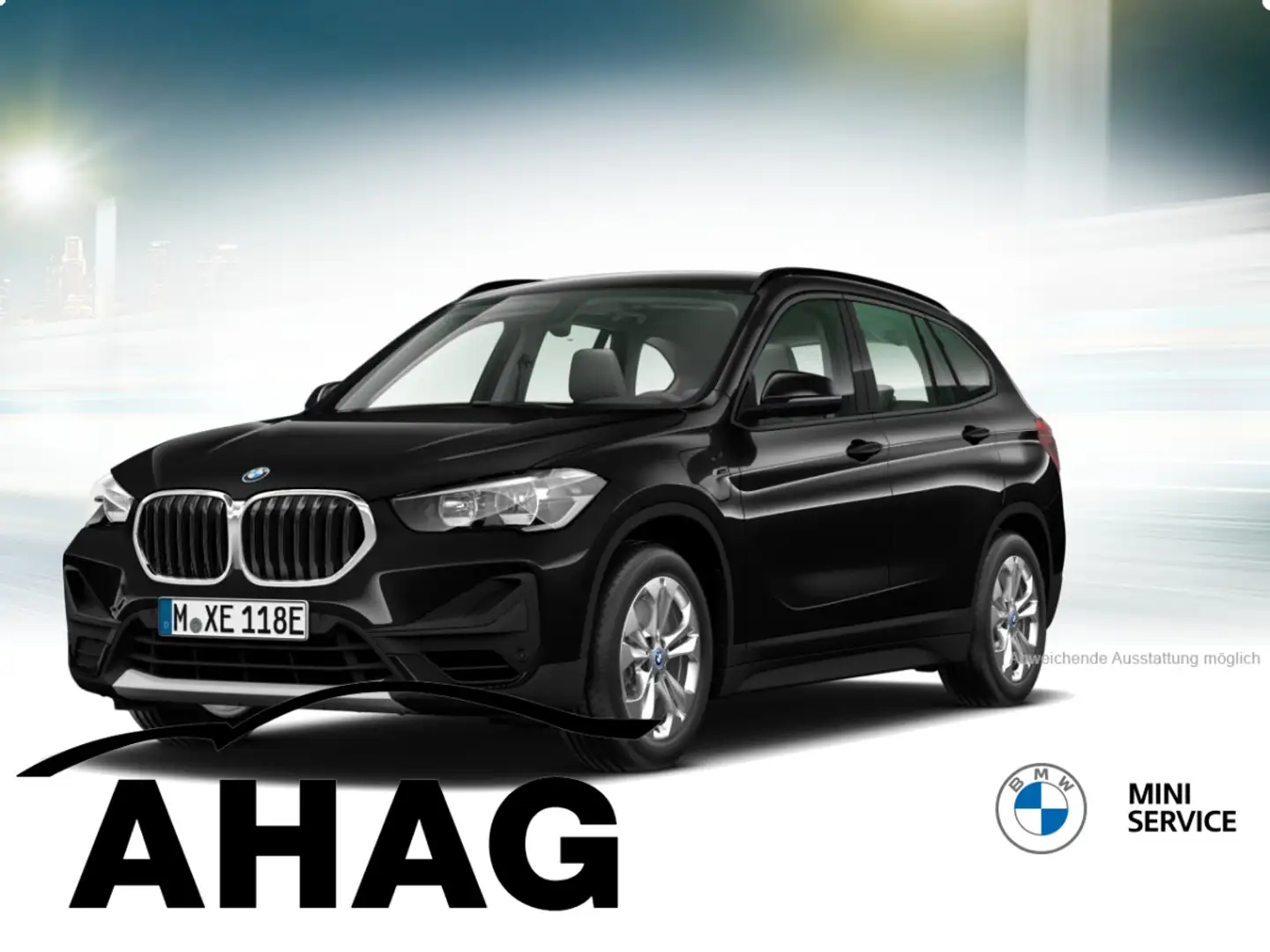 BMW X1 xDrive25e Advantage Steptronic Aut. Klimaaut. Noir - 1