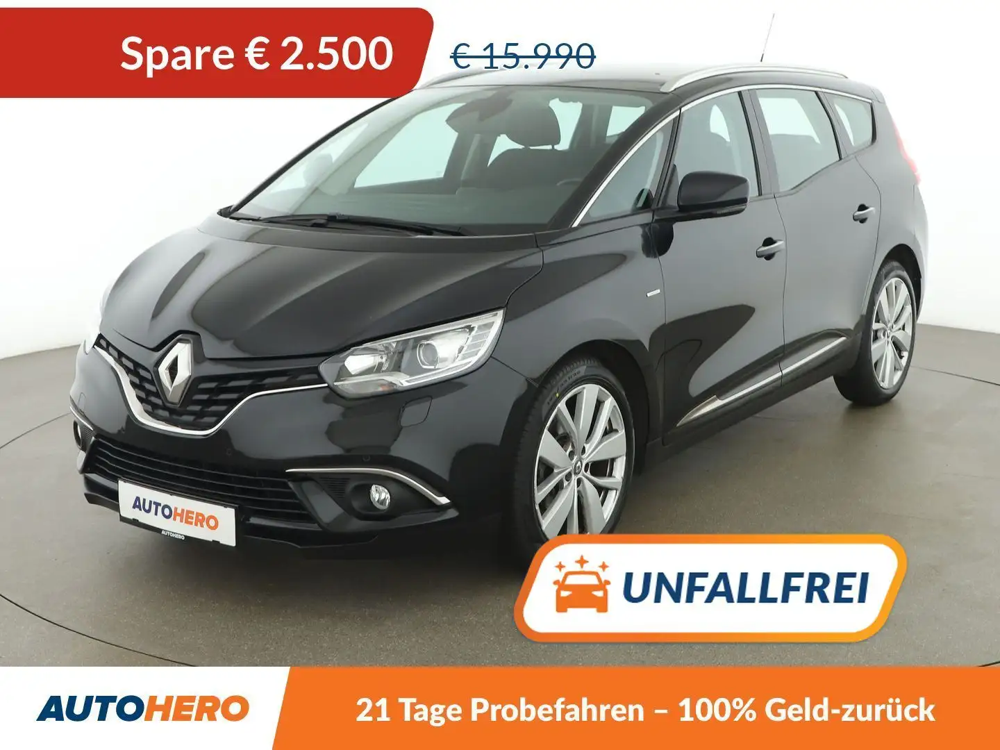 Renault Grand Scenic 1.3 TCe Limited Zwart - 1