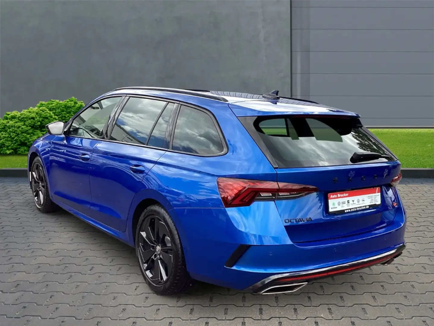 Skoda Octavia Combi RS 2.0 TDI+Anhängerkupplung+Navi+Alufelgen Blau - 2
