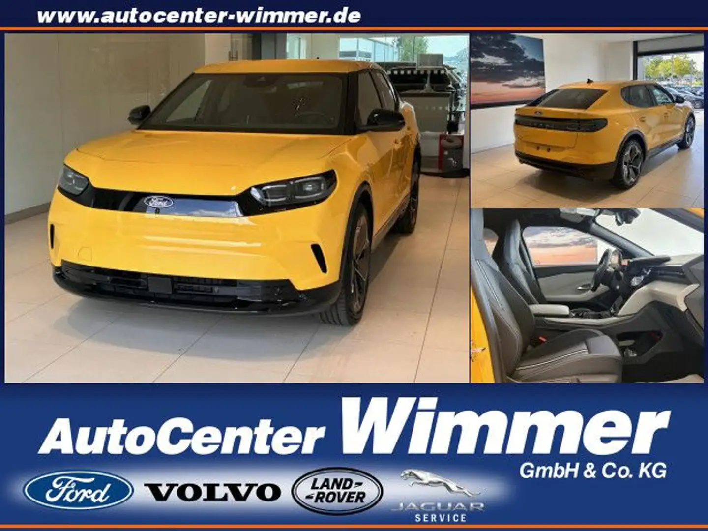 Ford Capri 77kWh RWD Klima Einparkhilfe Galben - 1