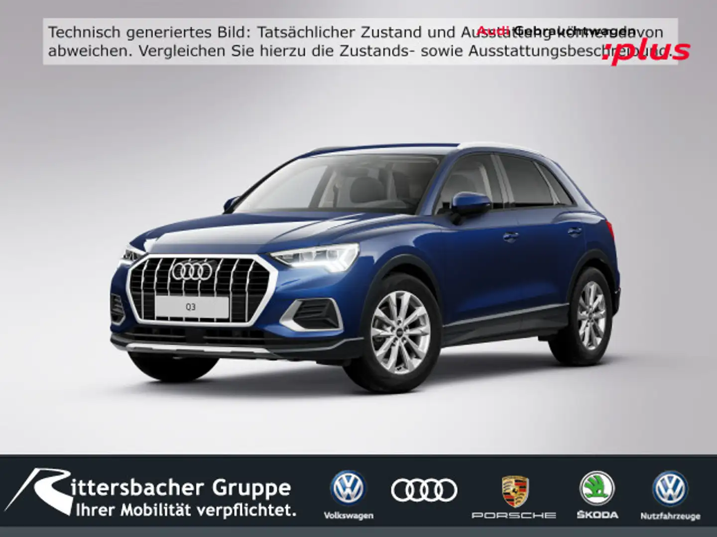 Audi Q3 advanced 35 TFSI Navi RFK AHK Komfortpaket Blau - 1