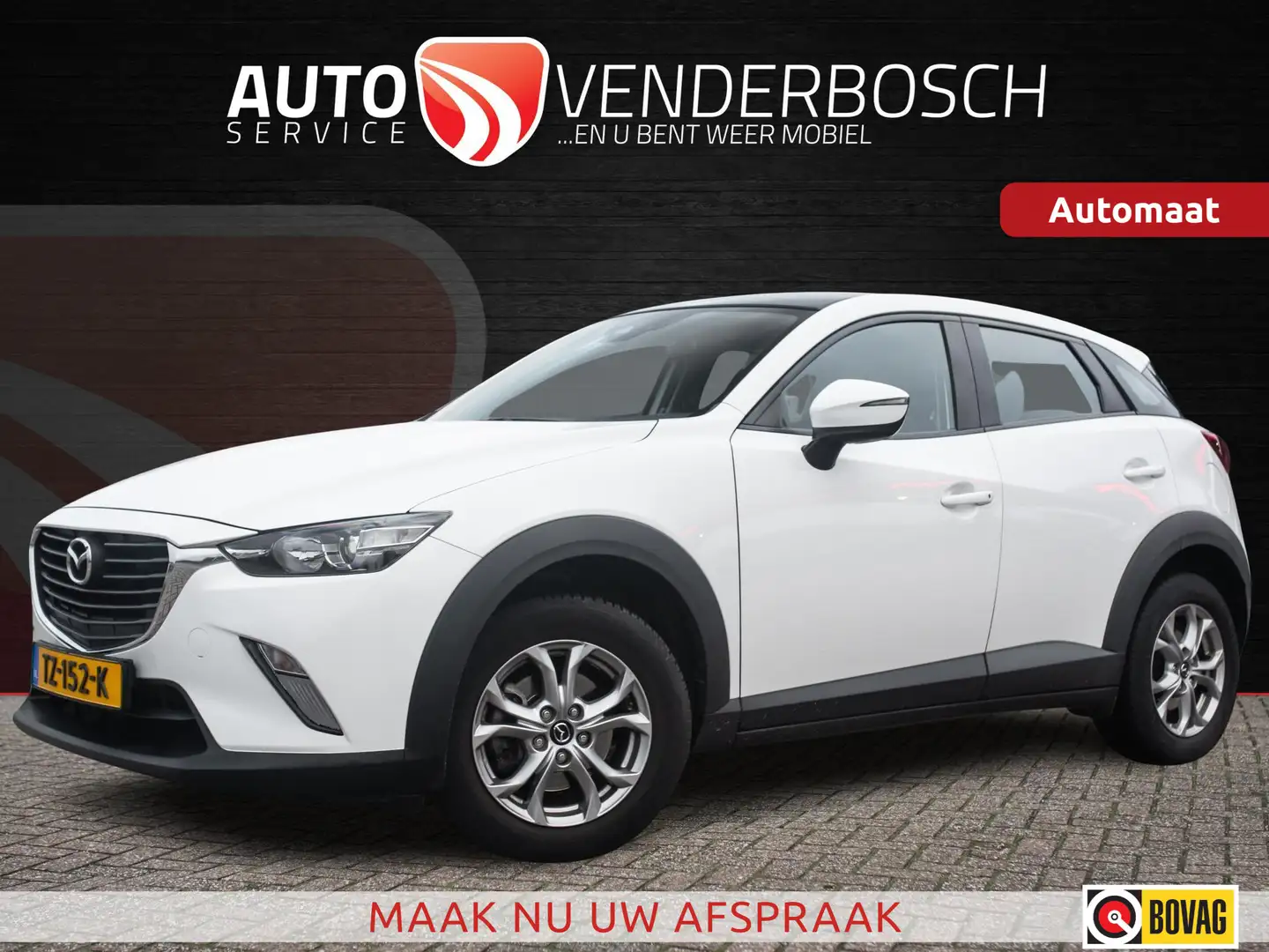 Mazda CX-3 2.0 SkyActiv-G 120 TS Automaat | Navi | Clima Wit - 1