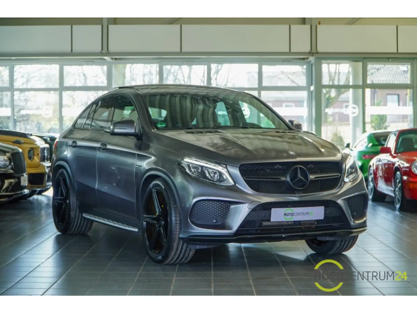 Mercedes-Benz GLE 43 AMG Luft Carbon AHK Standheizung Softclose Szary - 1