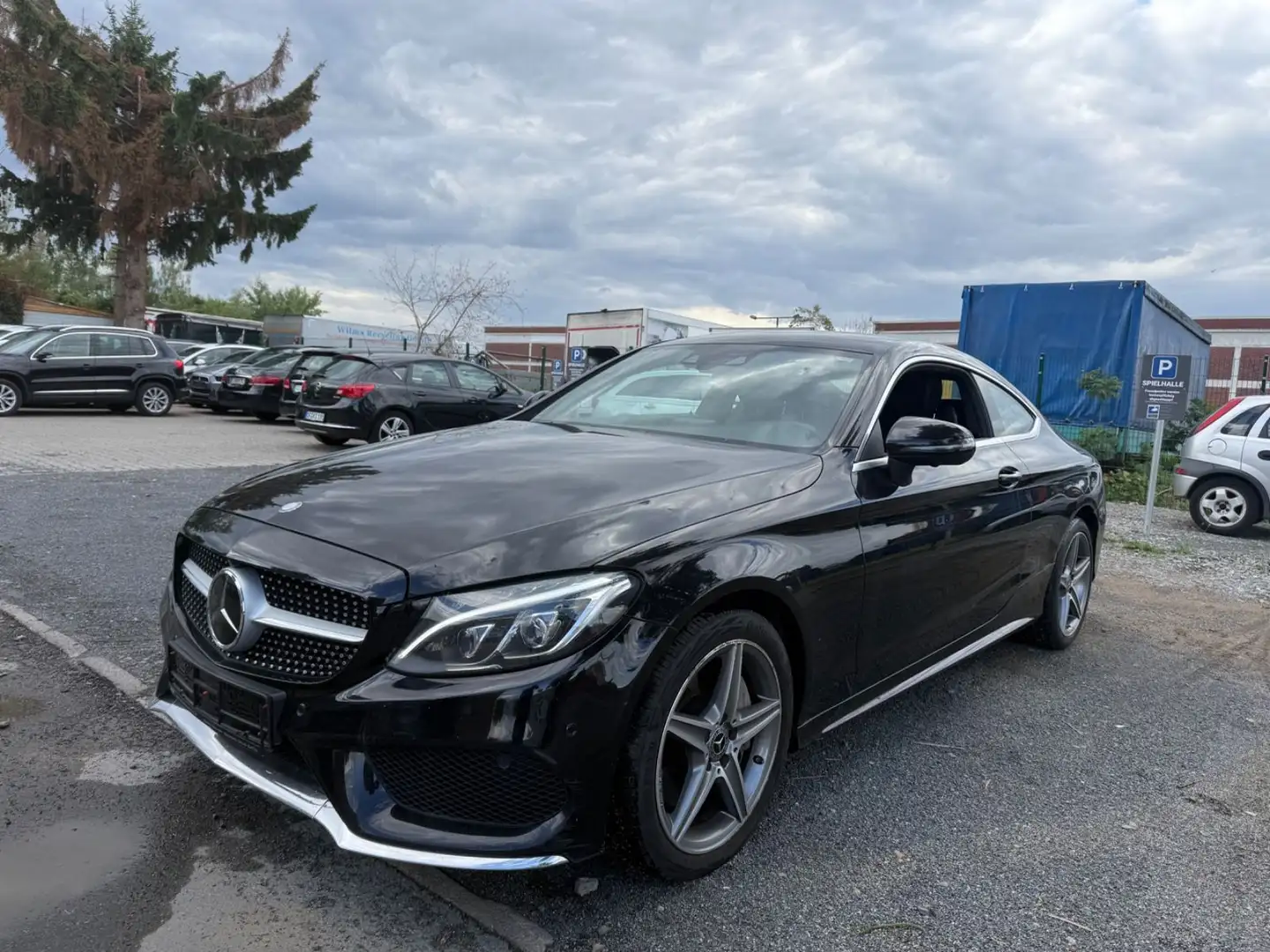Mercedes-Benz C 400 COUPÉ 4MATIC AMG LINE MEMORY/360KAM/DISTR Nero - 1
