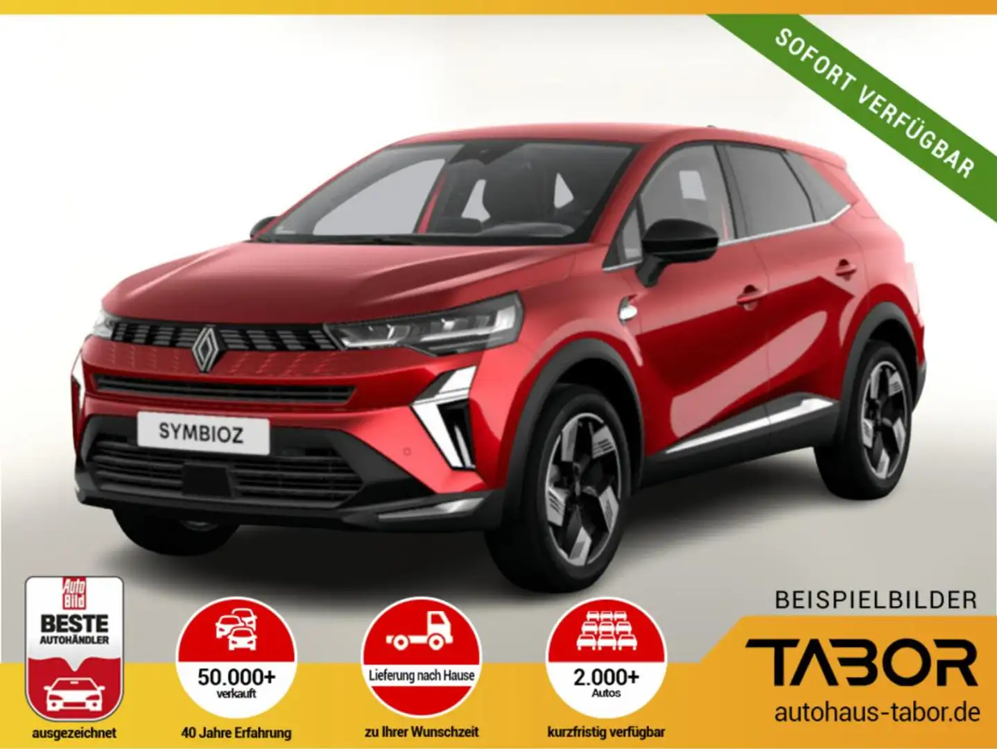 Renault Symbioz Techno E-Tech Full Hybrid 145 el Heckkl Rot - 1
