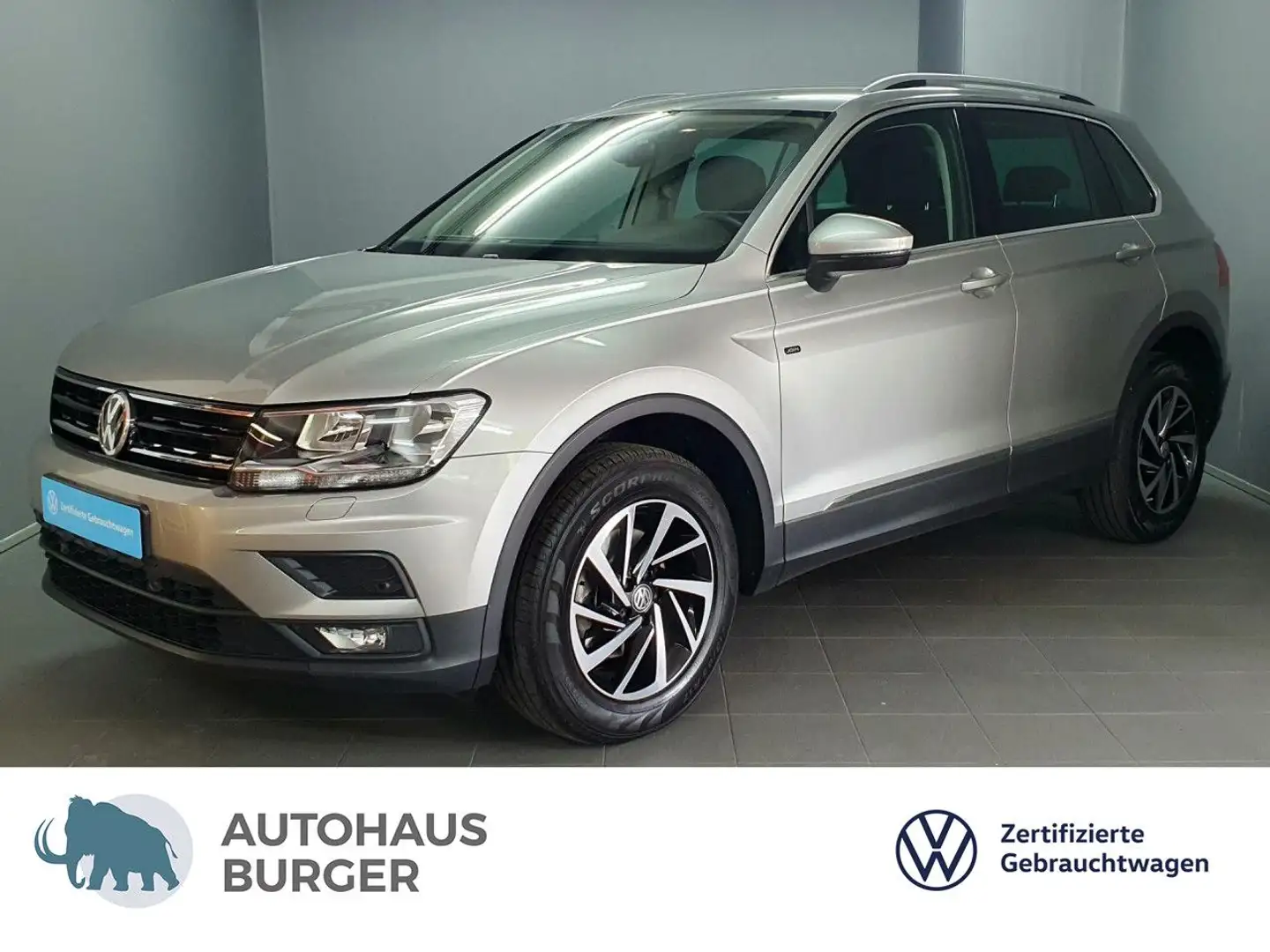 Volkswagen Tiguan 2.0TDI DSG 4mot. JOIN/AHK/ACC/Navi Klima Silber - 1