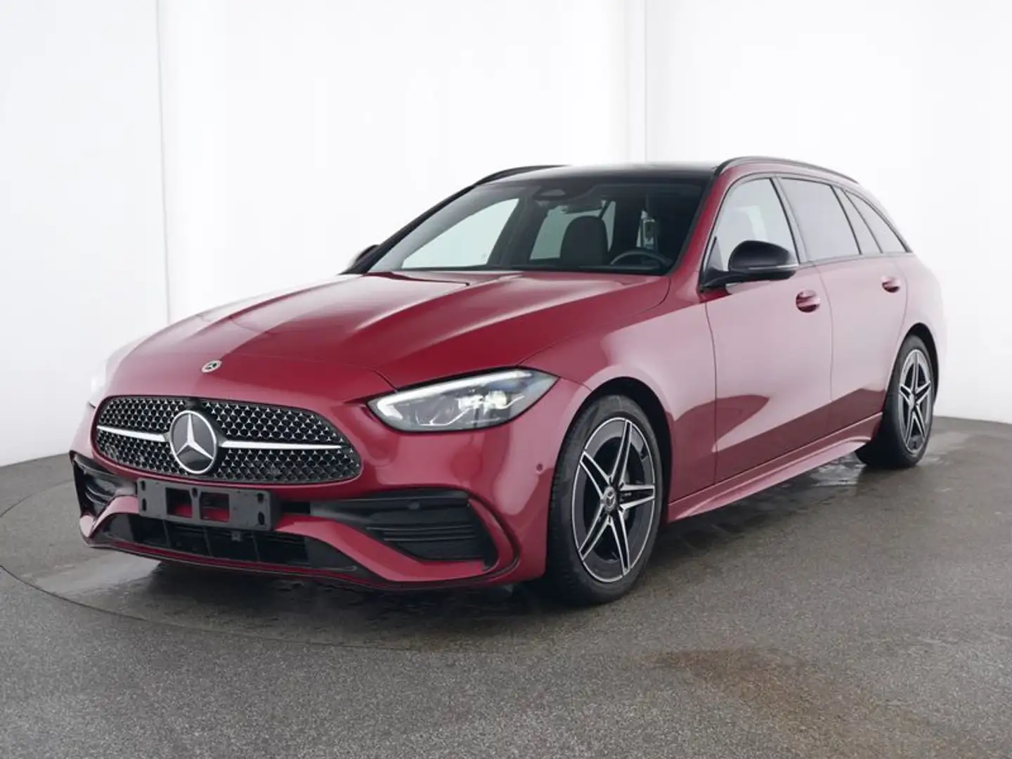 Mercedes-Benz C 200 d T AMG,Night,LED,PANO,BURM.®3D,WINTER-P. Rouge - 1