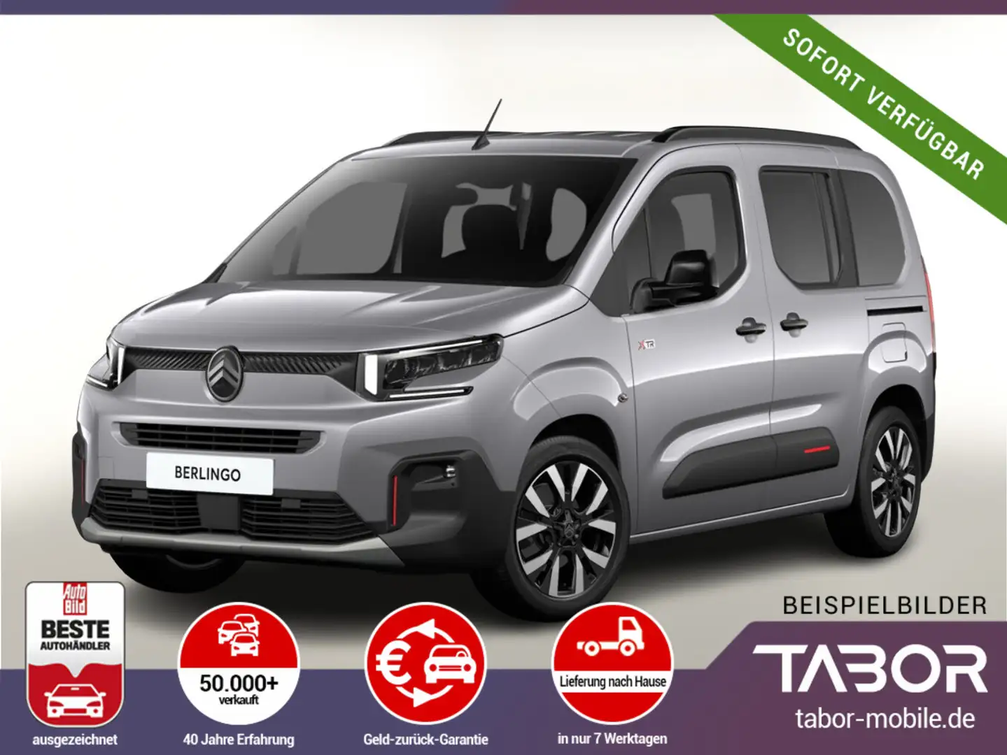 Citroen Berlingo 100 MAX 10"-HD Kam Keyl 2xSchiebe XTR Grau - 1