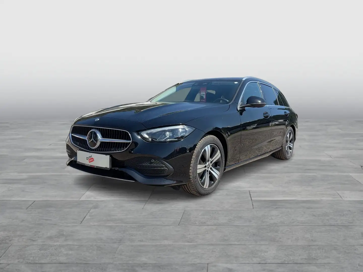 Mercedes-Benz C 200 d T Avantgarde Aut. LED+RADAR+NAV+AHK+ASSIST Schwarz - 2