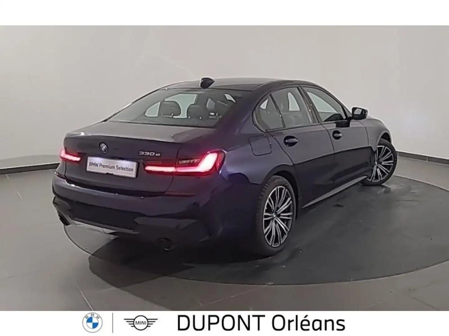 BMW 330 330eA 292ch M Sport 10cv Bleu - 2