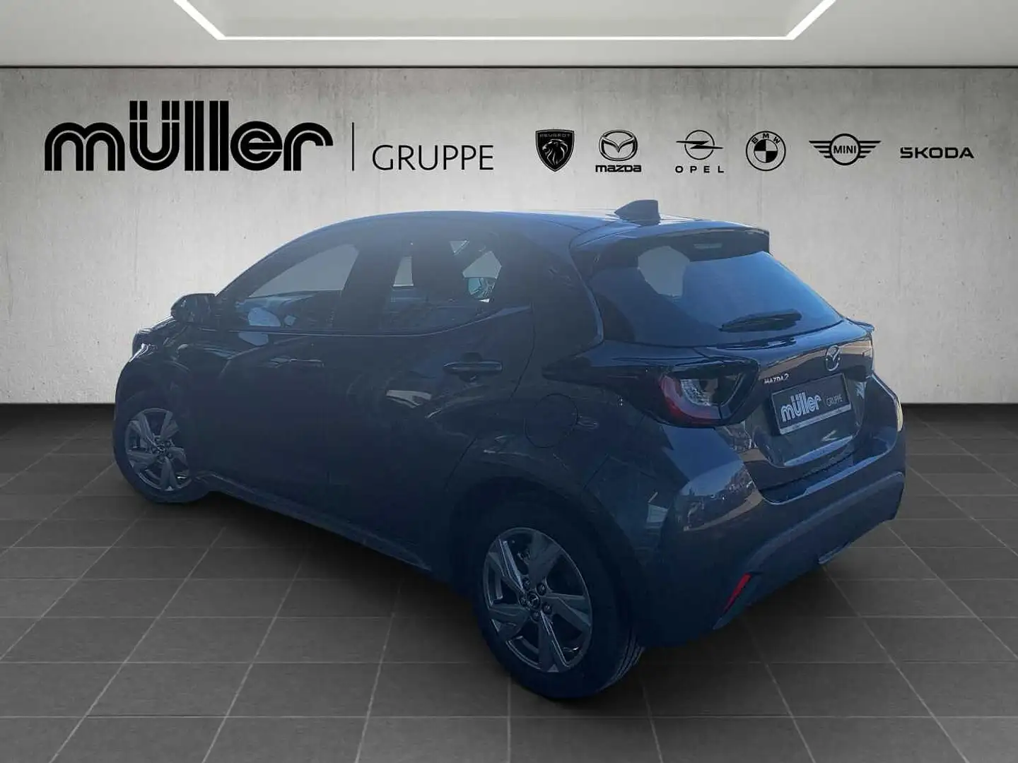 Mazda 2 Hybrid VVT-i 116 PS CVT FWD EXCLUSIVE Grau - 2