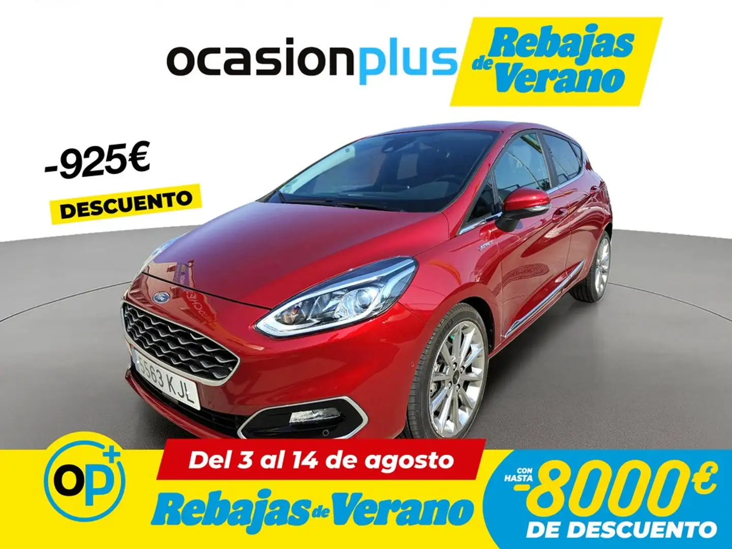 Ford Fiesta Vignale 1.0 EcoBoost S/S 100 Burdeos - 1