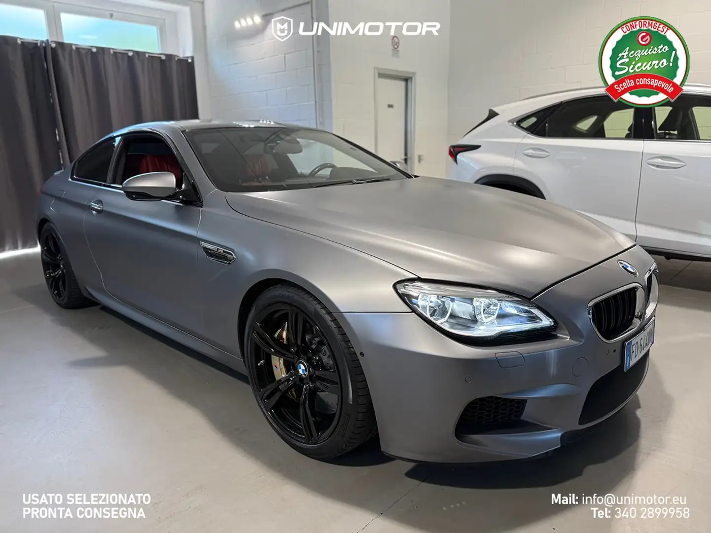 BMW M6 Coupe Competition 4.4 V8 600cv Auto Grigio - 1