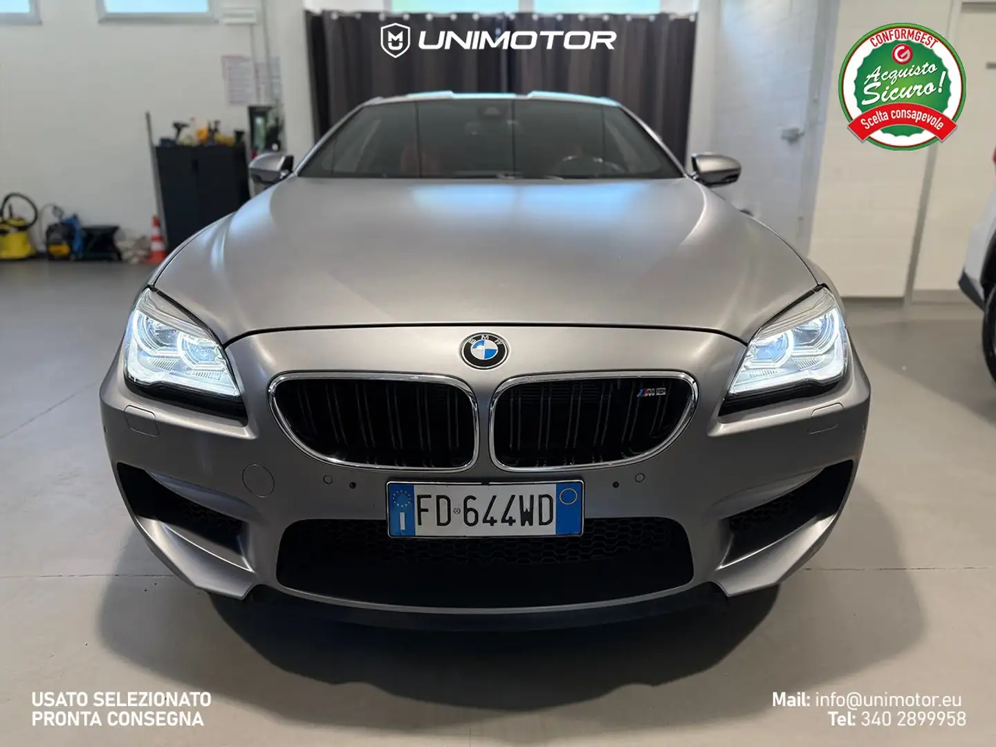BMW M6 Coupe Competition 4.4 V8 600cv Auto Grigio - 2