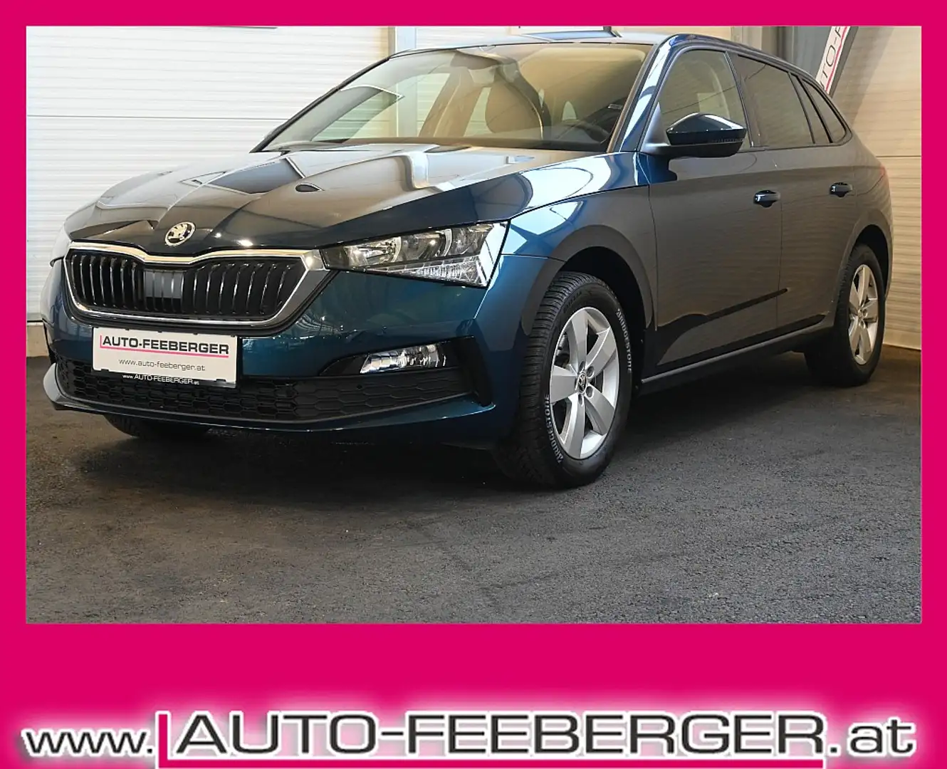 Skoda Scala 1,0 TSI Ambition DSG,LED,Sitzheizung,R-Kamera,S... Azul - 1