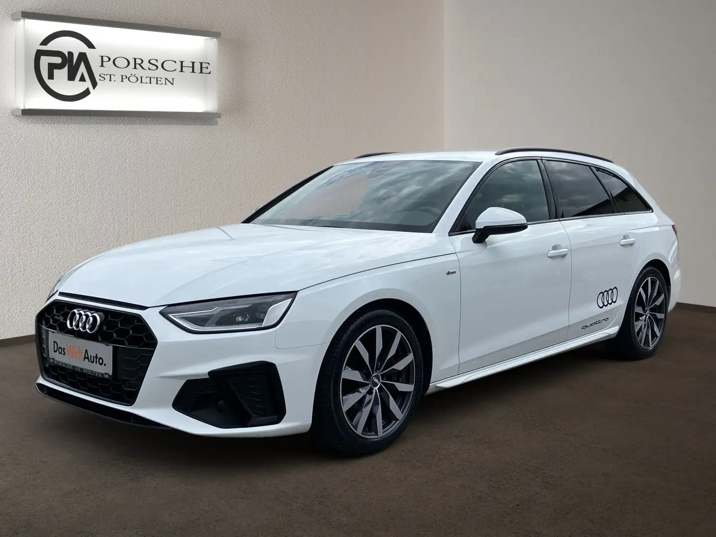 Audi A4 40 TDI quattro S line Wit - 2