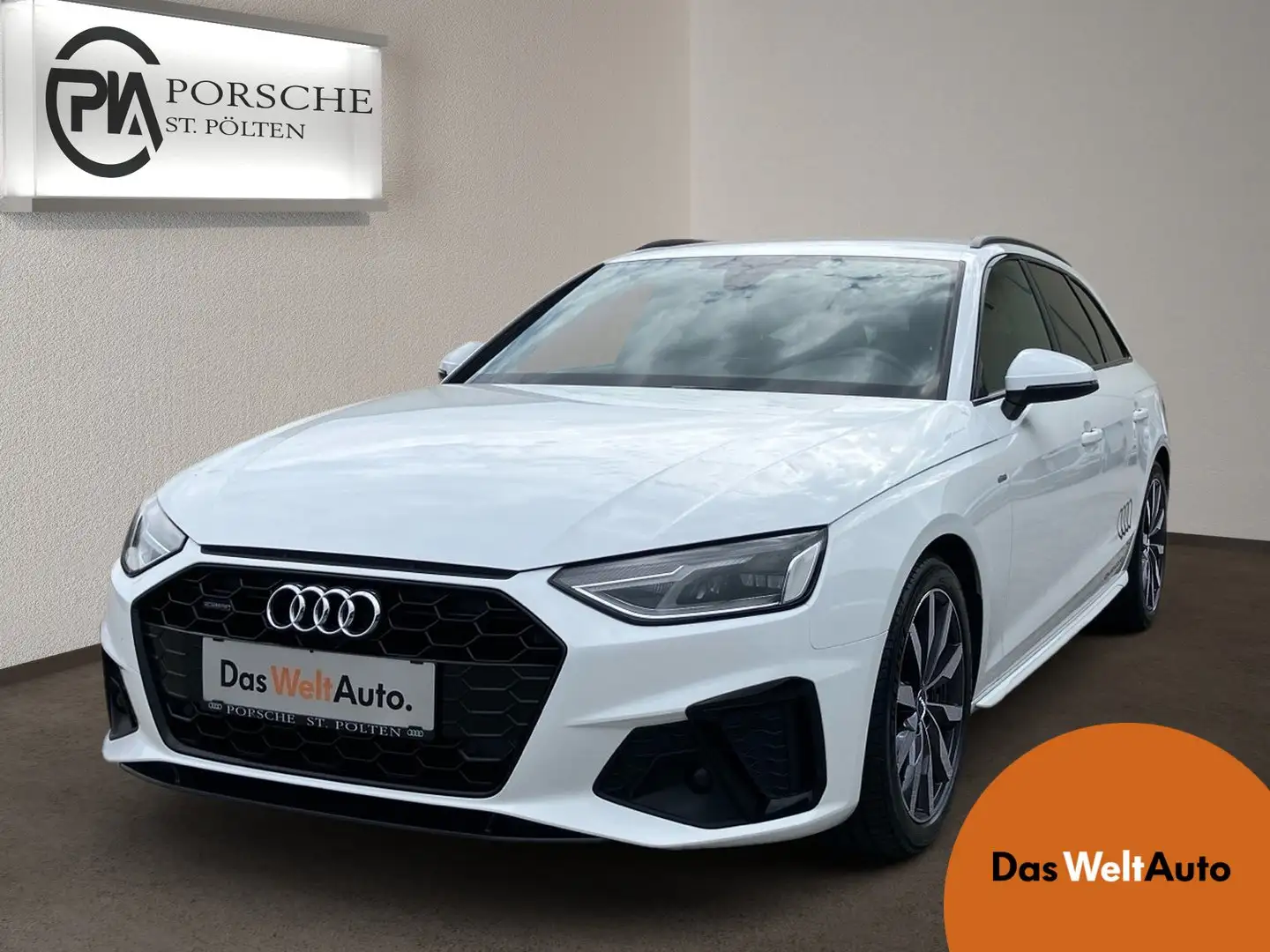 Audi A4 40 TDI quattro S line Wit - 1