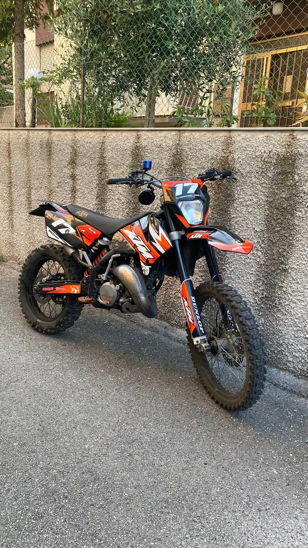 KTM 125 EXC Arancione - 2