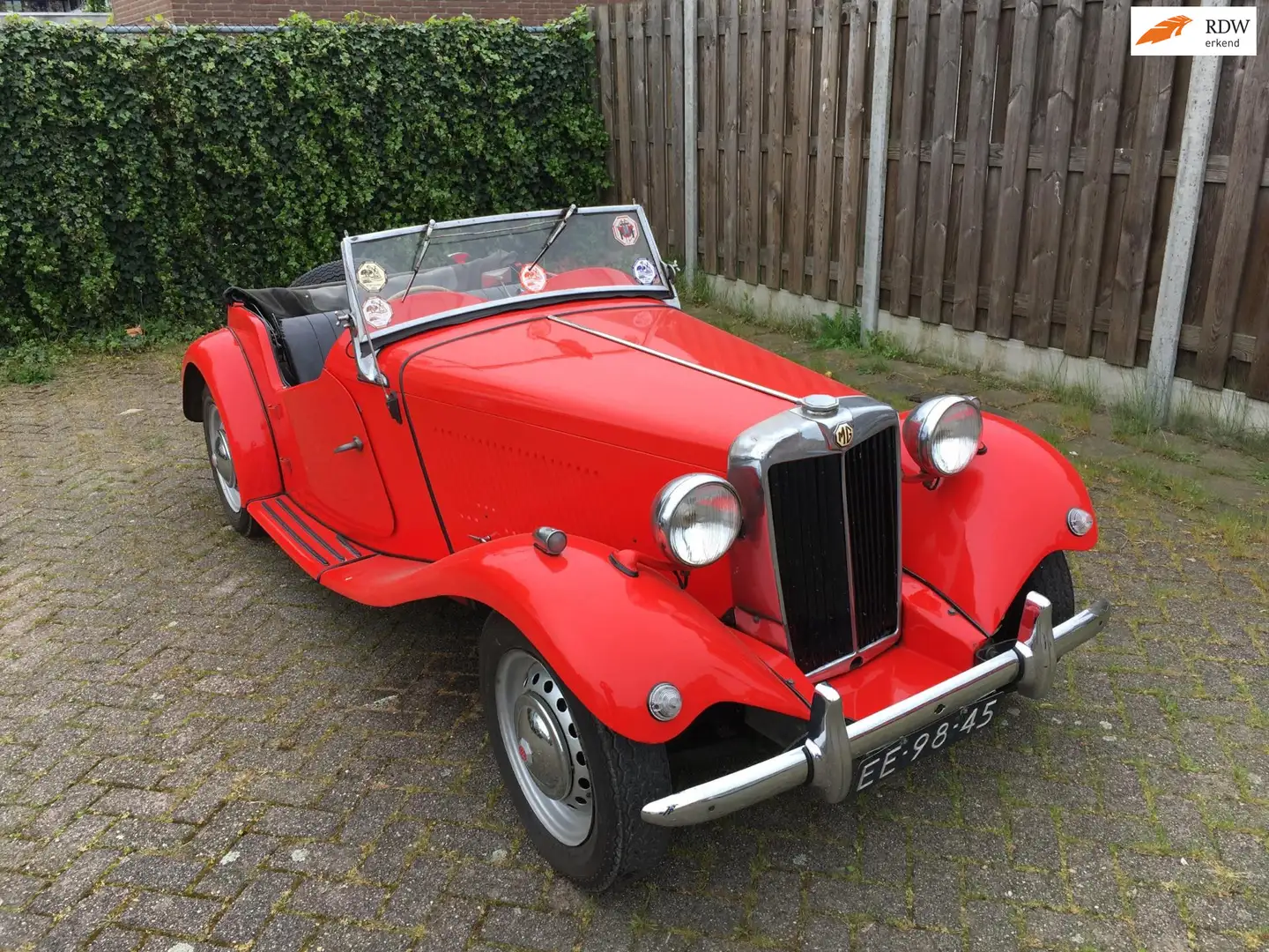 MG TD 1250 CABRIOLET, BODY OFF GERESTAUREERD IN ZÉÉR GOE Rot - 1