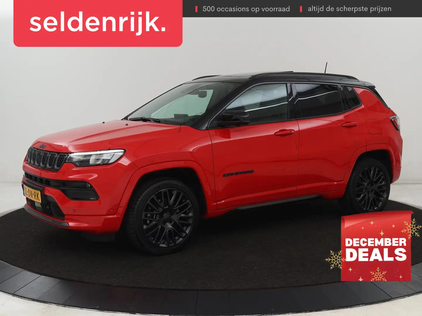 Jeep Compass 4xe 240 Plug-in Hybrid Electric S | Panoramadak | Rood - 1