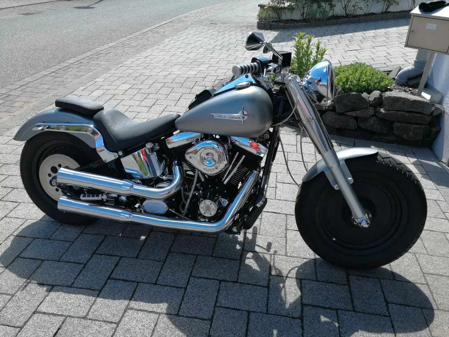 Harley-Davidson Fat Boy FLSTF CUSTOM S&S Gri - 2