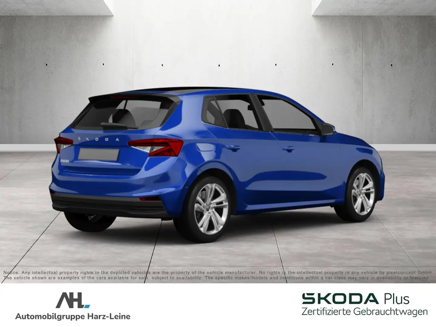 Skoda Fabia 1.0 MPI Active LED Klima DAB Bluetooth Blau - 2