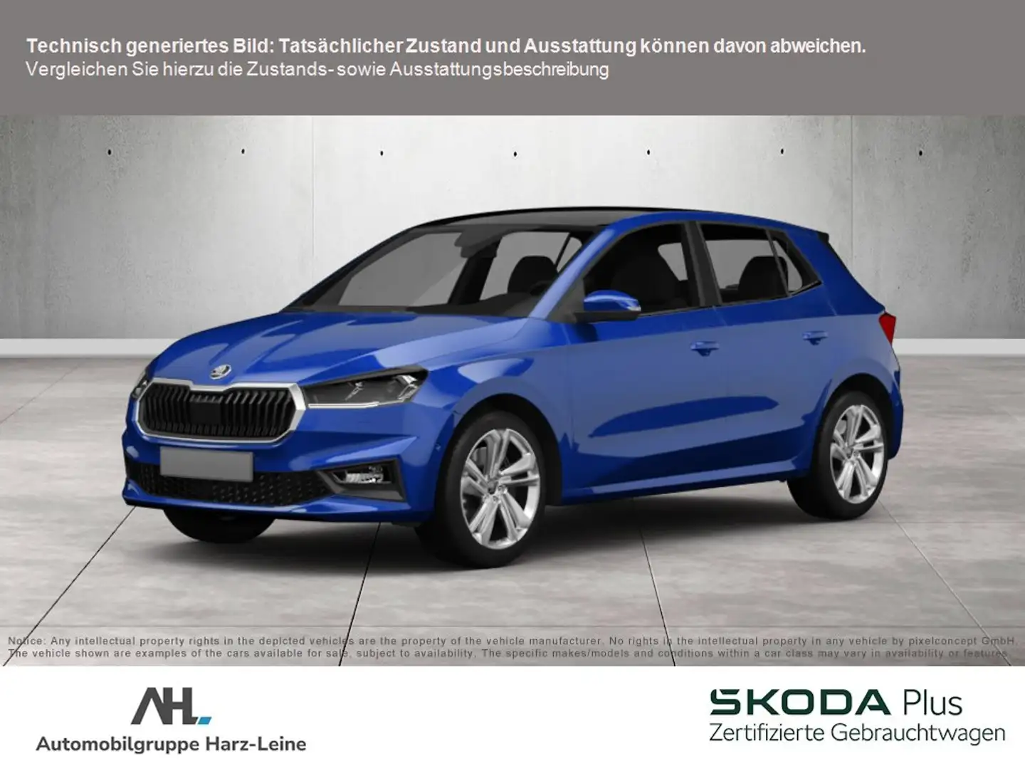 Skoda Fabia 1.0 MPI Active LED Klima DAB Bluetooth Blau - 1
