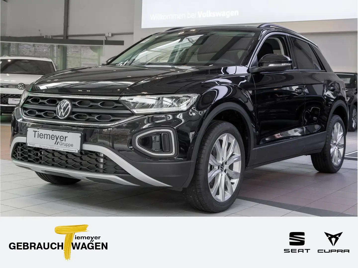 Volkswagen T-Roc 1.5 TSI DSG MOVE LIFE AHK NAVI LED KAMERA Schwarz - 1