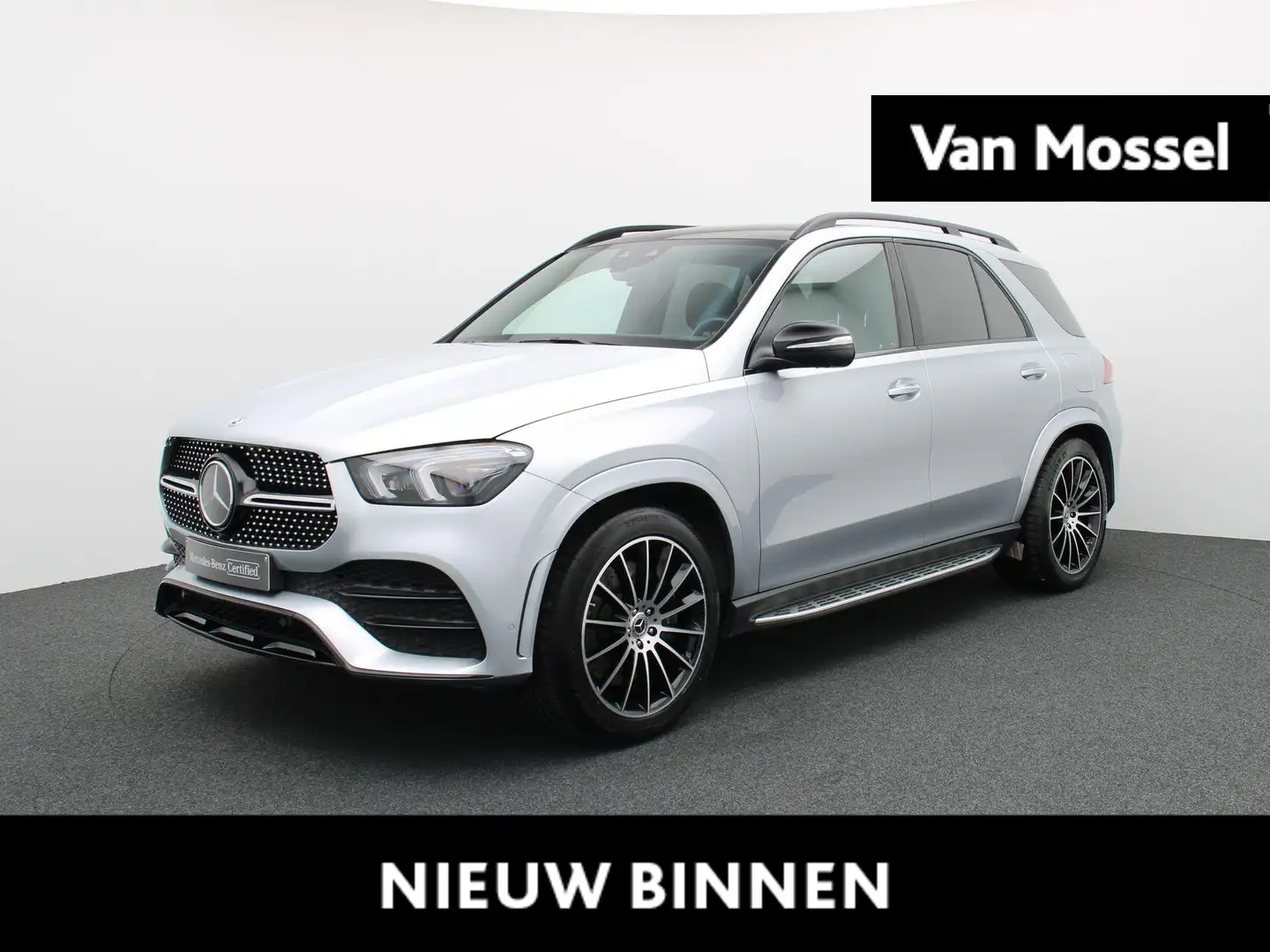 Mercedes-Benz GLE 350 de AMG Line + PANO DAK + TREKHAAK + AIRMATIC + 360 Silber - 1