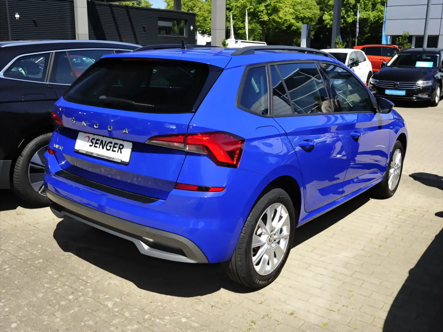 Skoda Kamiq 1.5 TSI Clever DSG Navi LED PDC Tempomat Azul - 2