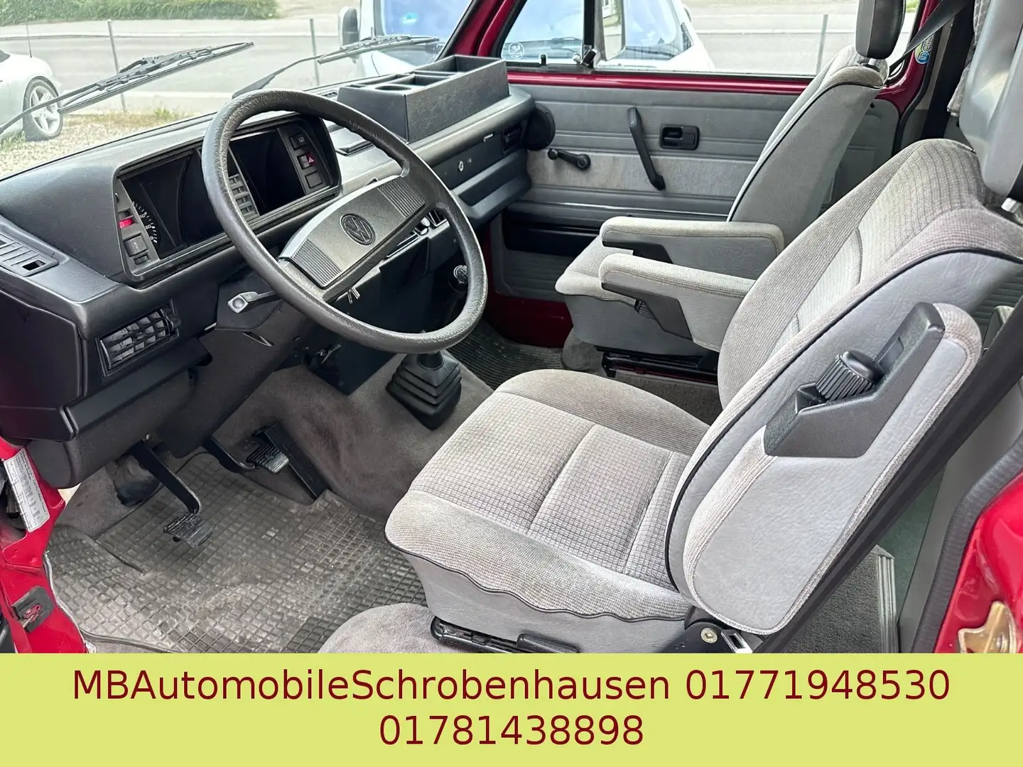 Volkswagen T3 Multivan 1HAND Rot - 2