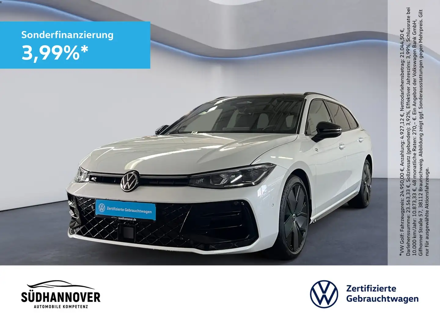 Volkswagen Passat Variant R-Line 2.0 TSI DSG 4Motion PANO Weiß - 1