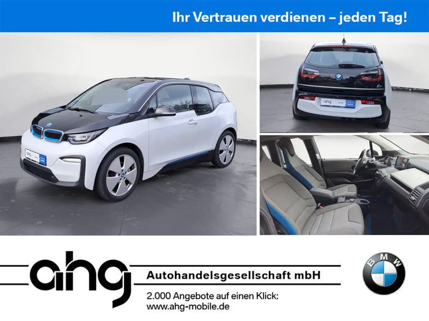 BMW i3 (120 Ah), Navi Prof. Harman/Kardon Wärmepumpe Weiß - 1