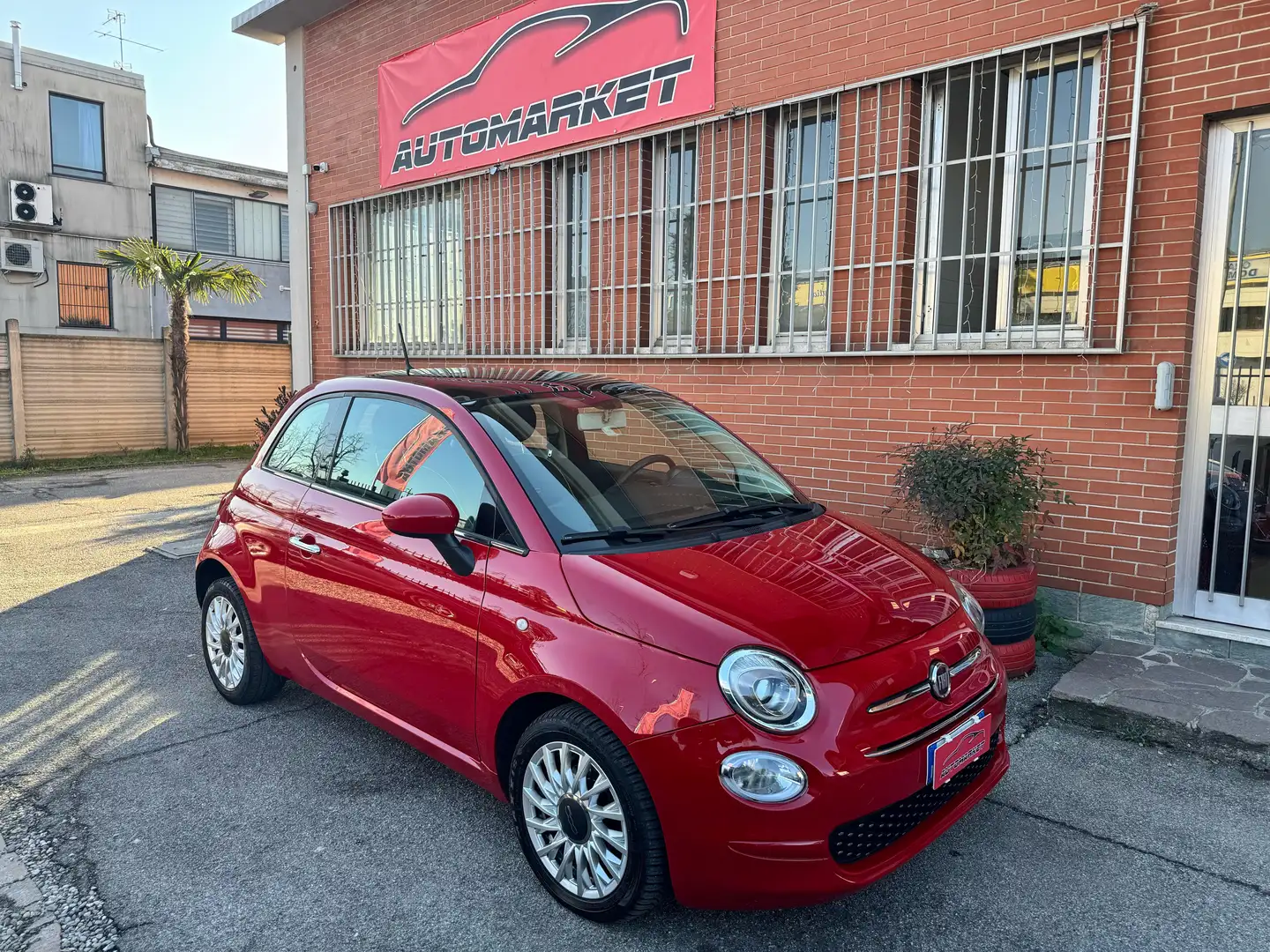 Fiat 500 1.2 Lounge 69cv Rosso - 1